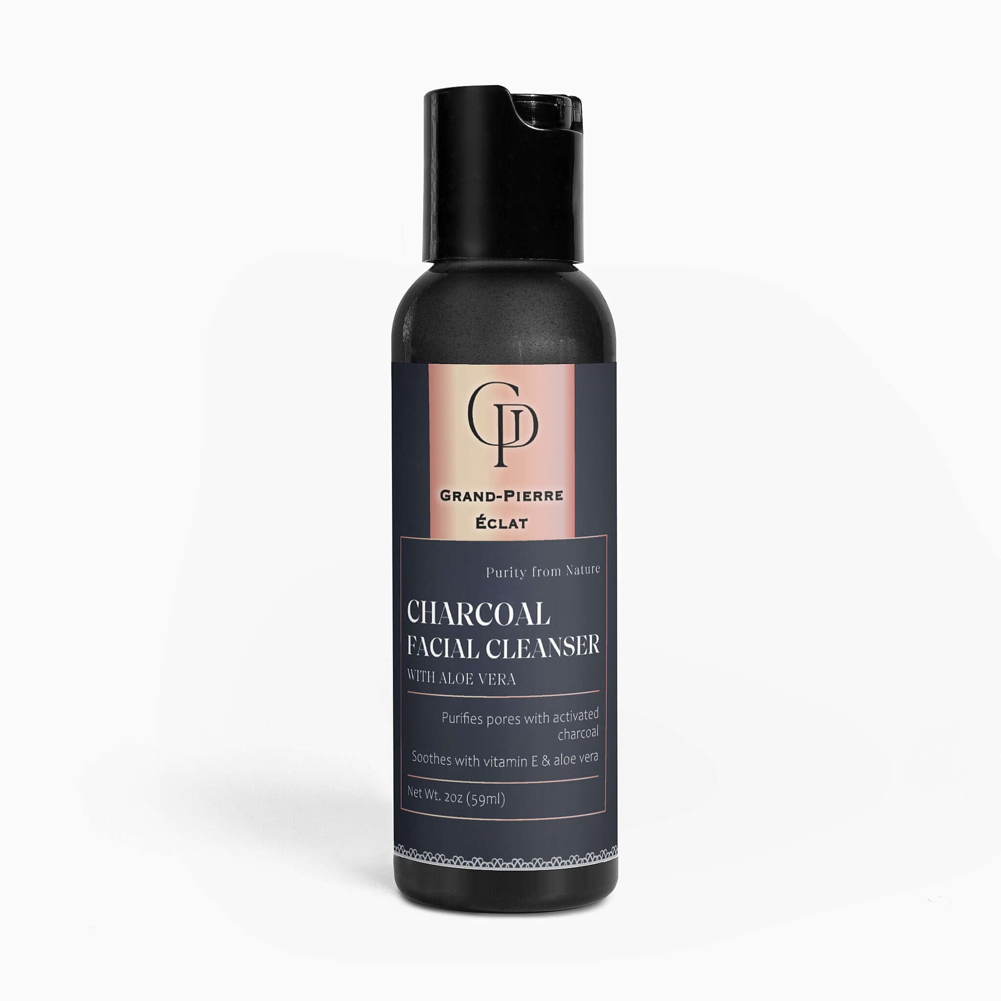Charcoal Facial Cleanser by Grand-Pierre Éclat – natural skincare for healthy, radiant skin