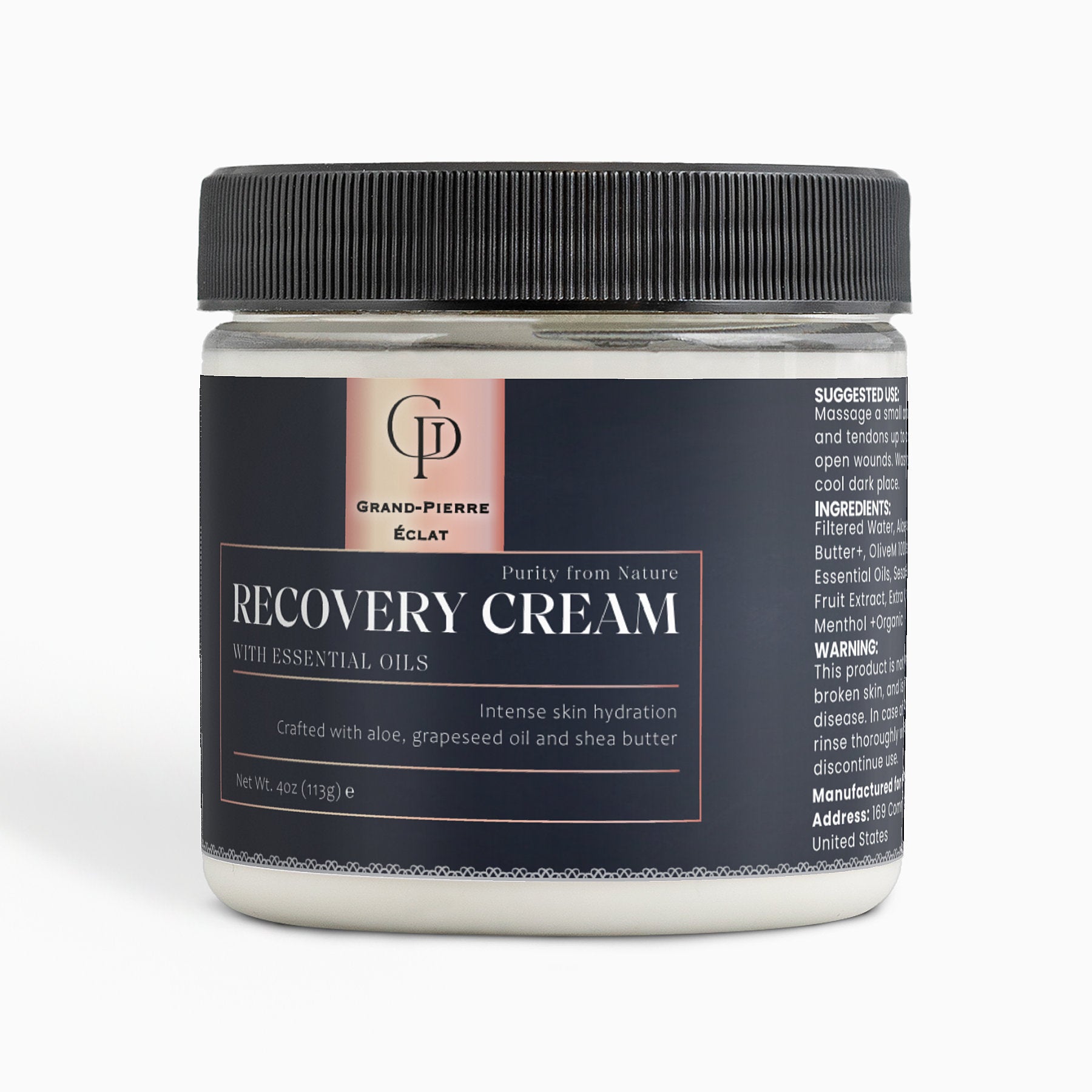 Recovery Cream by Grand-Pierre Éclat – restorative face and body cream for damaged, dry, or sensitive skin